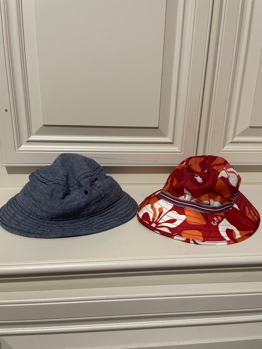 GAP Kids  Red & Blue Floral Bucket Hats